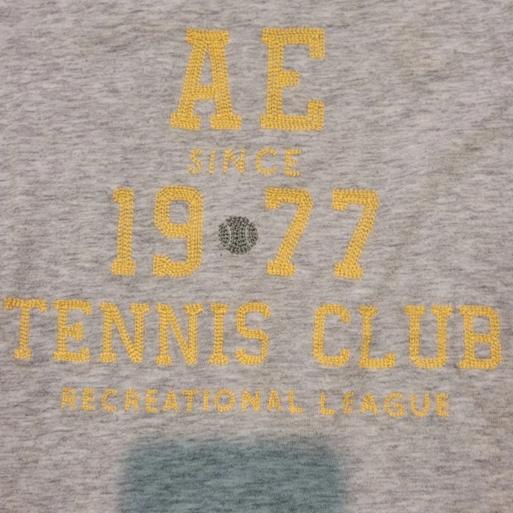 Gray 'AE 1977 Tennis Club' Graphic Tee - Picture 2 of 4